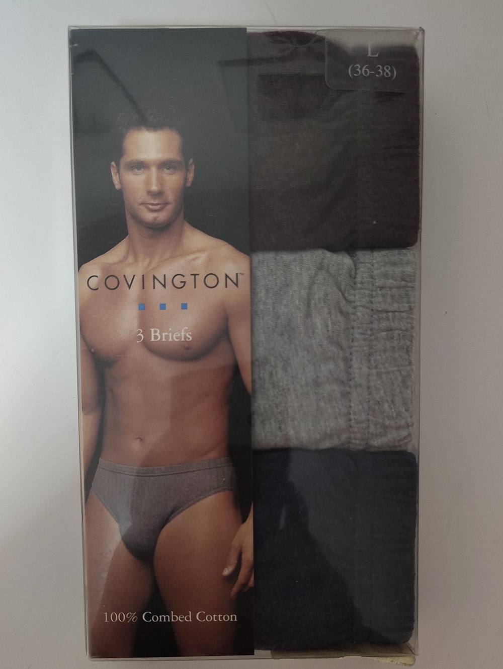 Vintage Covington Men's Briefs - 3 Pack - Size L 36-38